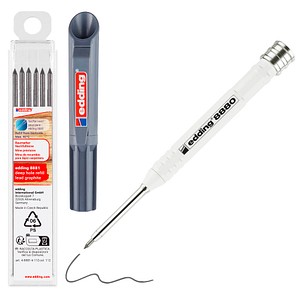 edding 8880 Tieflochmarker-Bleistift weiß, 1 Set