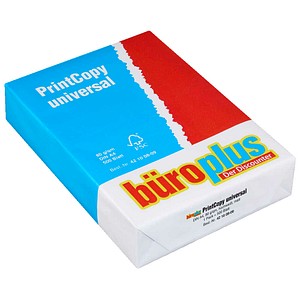 büroplus Kopierpapier PrintCopy universal DIN A4 80 g/qm 500 Blatt