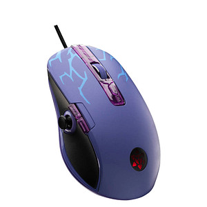 LEXIP Sasuke Gaming Maus kabelgebunden blau, schwarz