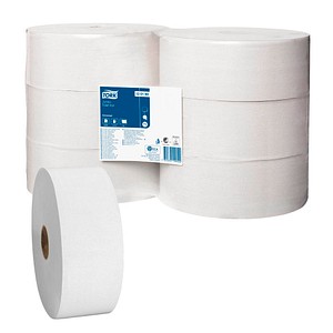 TORK Jumbo-Toilettenpapier T1 Universal 1-lagig Recyclingpapier, 6 Rollen