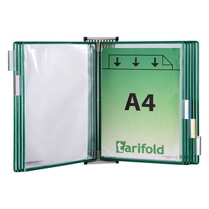 tarifold Wand-Sichttafelsystem 414105 DIN A4 grün mit 10 St. Sichttafeln