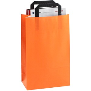 VP Papier-Tragetaschen Topcraft orange 22,0 x 36,0 cm, 50 St.
