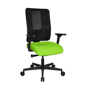 Topstar Bürostuhl Sitness Open X (N) Deluxe mit Schiebesitz, OX30WTW2 T350 Stoff grün, Gestell schwarz