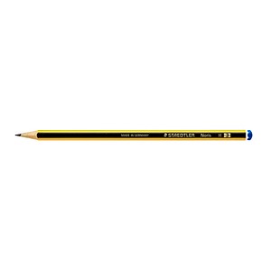 STAEDTLER Noris 120 Bleistift H schwarz/gelb, 1 St.