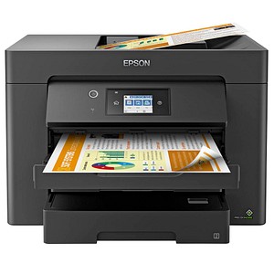 EPSON WorkForce WF-7830DTWF 4 in 1 Tintenstrahl-Multifunktionsdrucker schwarz EPSON WorkForce WF-7830DTWF 4 in 1 Tintenstrahl-Multifunktionsdrucker schwarz