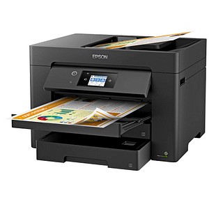 EPSON WorkForce WF-7830DTWF 4 in 1 Tintenstrahl-Multifunktionsdrucker schwarz EPSON WorkForce WF-7830DTWF 4 in 1 Tintenstrahl-Multifunktionsdrucker schwarz