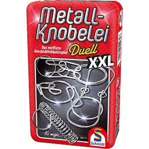 Schmidt MBS Metall Knobelei XXL in Metalldose Geschicklichkeitsspiel