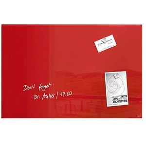 SIGEL Glas-Magnettafel artverum® 60,0 x 40,0 cm rot