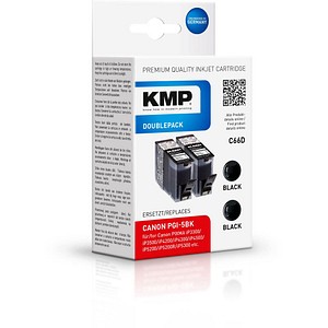 2 KMP C66D schwarz Tintenpatronen ersetzen Canon PGI-5 BK Twinpack 2 KMP C66D schwarz Tintenpatronen ersetzen Canon PGI-5 BK Twinpack