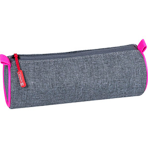 BRUNNEN Schlampermäppchen Stone neonpink/grau, 22,0 x 8,0 cm