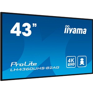 iiyama ProLite LH4360UHS-B2A UHD-Display, schwarz, 108,0 cm (43,0 Zoll)