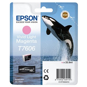 EPSON T7606 vivid light magenta Tintenpatrone EPSON T7606 vivid light magenta Tintenpatrone