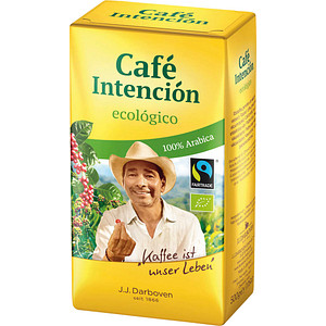 Café Intención ecológico Café Crema Bio-Kaffee, gemahlen Arabicabohnen kräftig 0,5 kg