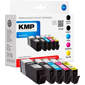 5 KMP C116V 2x schwarz, 1x cyan, 1x magenta, 1x gelb Tintenpatronen ersetzen Canon PGI-580XXL PGBK, CLI 581XXL BK/C/M/Y 5 KMP C116V 2x schwarz, 1x cyan, 1x magenta, 1x gelb Tintenpatronen ersetzen Canon PGI-580XXL PGBK, CLI 581XXL BK/C/M/Y