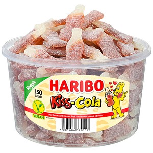 HARIBO Kiss-Cola Fruchtgummi 150 St./1350,0 g