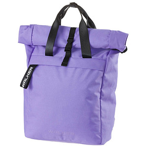 Walker Schulrucksack Roll Top Kunstfaser lavender