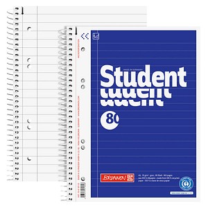 BRUNNEN Collegeblöcke Student Recycling liniert DIN A5 Innenrand, 1 St.