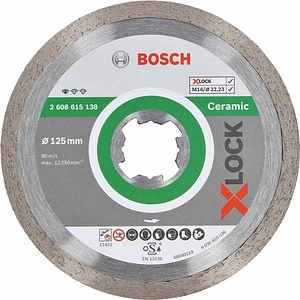 BOSCH Diamant-Trennscheibe X-LOCK Standard for Ceramic