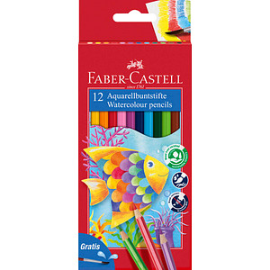 FABER-CASTELL KINDER-AQUARELL Aquarellstifte farbsortiert, 1 St.