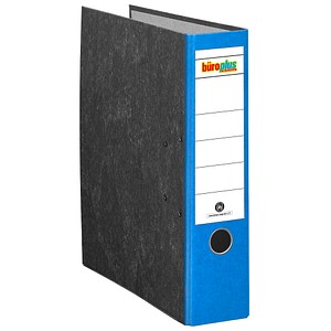 büroplus Ordner blau marmoriert Karton 8,0 cm DIN A4 büroplus Ordner blau marmoriert Karton 8,0 cm DIN A4