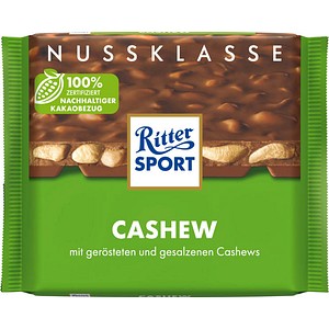 Ritter SPORT Cashew Schokolade 100,0 g, 1 St.
