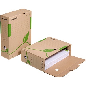 Esselte Archivboxen ECO braun 10,0 x 23,3 x 32,7 cm, 25 St.