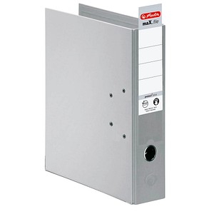 herlitz maX.file protect plus Ordner grau Kunststoff 8,0 cm DIN A4 herlitz maX.file protect plus Ordner grau Kunststoff 8,0 cm DIN A4