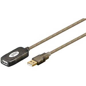 goobay USB 2.0 A Kabel 5,0 m gold