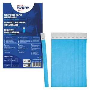 AVERY Zweckform Eintrittsbänder blau, 500 St.
