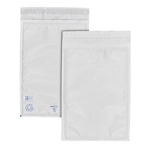 100 aroFOL® POLY Luftpolstertaschen 7/G weiß für DIN A4