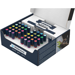Schneider Paint-It 040 52 Teile Brush-Pens farbsortiert, 1 Set