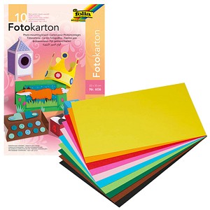 folia Fotokarton farbsortiert 22,0 x 33,0 300 g/qm folia Fotokarton farbsortiert 22,0 x 33,0 300 g/qm