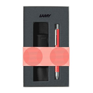 LAMY swift lagoon Tintenroller-Set sunset 0,5 mm, Schreibfarbe: blau, 1 St.