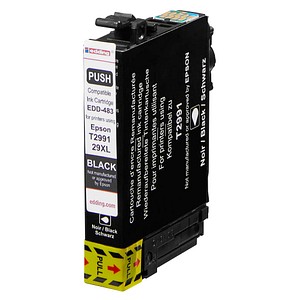 edding EDD-483 schwarz Tintenpatrone ersetzt EPSON 29XL / T2991XL edding EDD-483 schwarz Tintenpatrone ersetzt EPSON 29XL / T2991XL