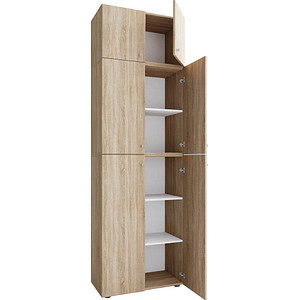 VCM my office Aktenschrank XXL Lona, 917789 sonoma-eiche 3 Fachböden 70,0 x 39,0 x 223,0 cm