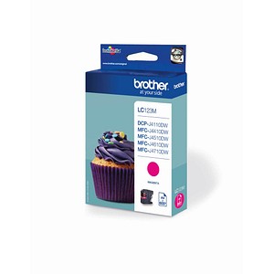 brother LC-123M magenta Tintenpatrone brother LC-123M magenta Tintenpatrone