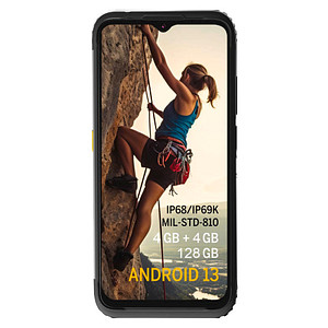 AGM by beafon H6L Outdoor-Smartphone schwarz 128 GB