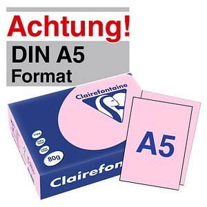 Clairefontaine Kopierpapier Trophée rosa DIN A5 80 g/qm 500 Blatt