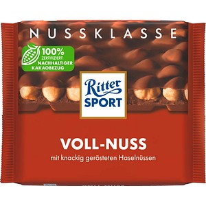 Ritter SPORT Voll-Nuss Schokolade 100,0 g, 1 St.