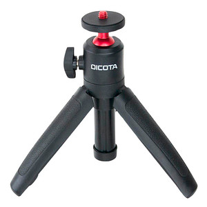 DICOTA D32049 Webcam-Stativ schwarz max. Arbeitshöhe 24,5 cm