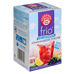 TEEKANNE frio Johannisbeere Zitrone Tee kalt 18 Portionen