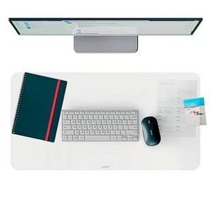 LEITZ Schreibtischunterlagen groß transparent Kunststoff 70,0 x 36,0 cm, 1 St.