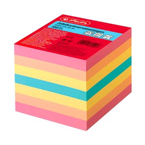 herlitz Notizzettel lose farbsortiert 9,0 x 9,0 cm, 550 Blatt, 1 St.