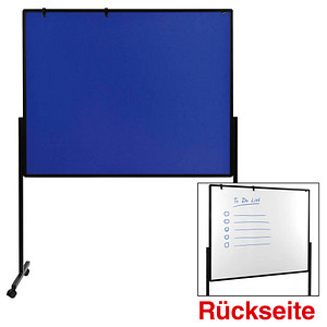 Legamaster Moderationswand PREMIUM PLUS Multiboard XL 150,0 x 120,0 cm marineblau, weiß