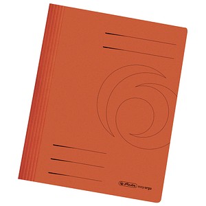 herlitz Schnellhefter easy orga Karton orange DIN A4, 10 St.