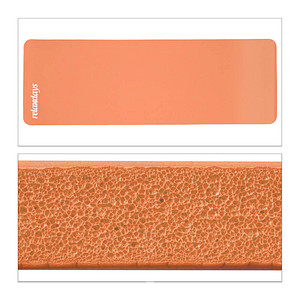 relaxdays Yogamatte orange 60,0 x 180,0 x 1,0 cm