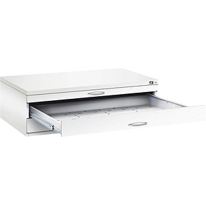 CP 7200 Planschrank verkehrsweiß 3 Schubladen 135,0 x 96,0 x 42,0 cm