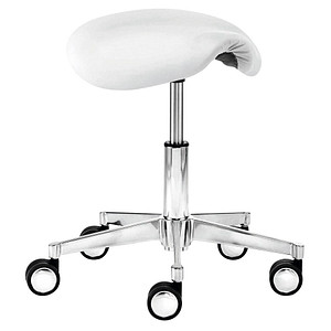 Mayer Sattelhocker myXPERT 1297 30 582 weiß Kunstleder, 1 St.