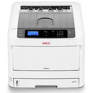 OKI C824dn Farb-Laserdrucker grau OKI C824dn Farb-Laserdrucker grau