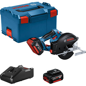 AKTION: BOSCH Professional GKM 18V-50 Akku-Handkreissäge-Set 18,0 V, mit 2 Akkus mit Prämie nach Registrierung